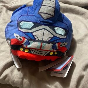 Transforming Robot Plush Toy - Blue and Red